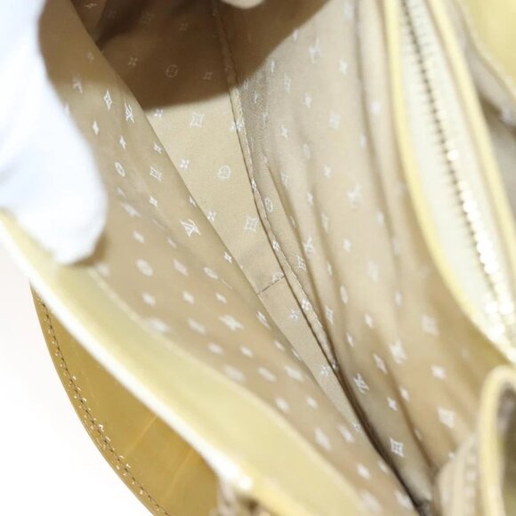 LOUIS VUITTON Vernis Cruise line Sac Picolour Hand Bag Beige - Picture 14 of 15